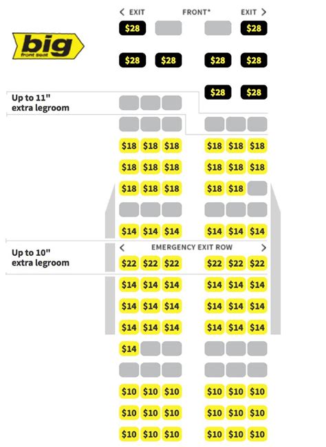 8 Photos Spirit Airlines Airbus A320 Seating Chart And Description - Alqu Blog