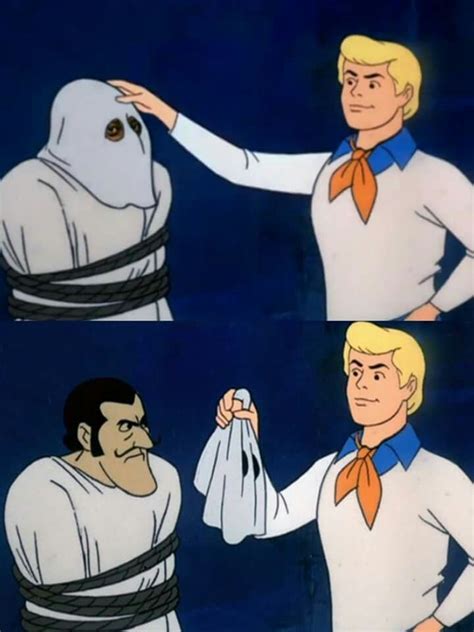 Scooby Doo Unmasking Blank Template - Imgflip