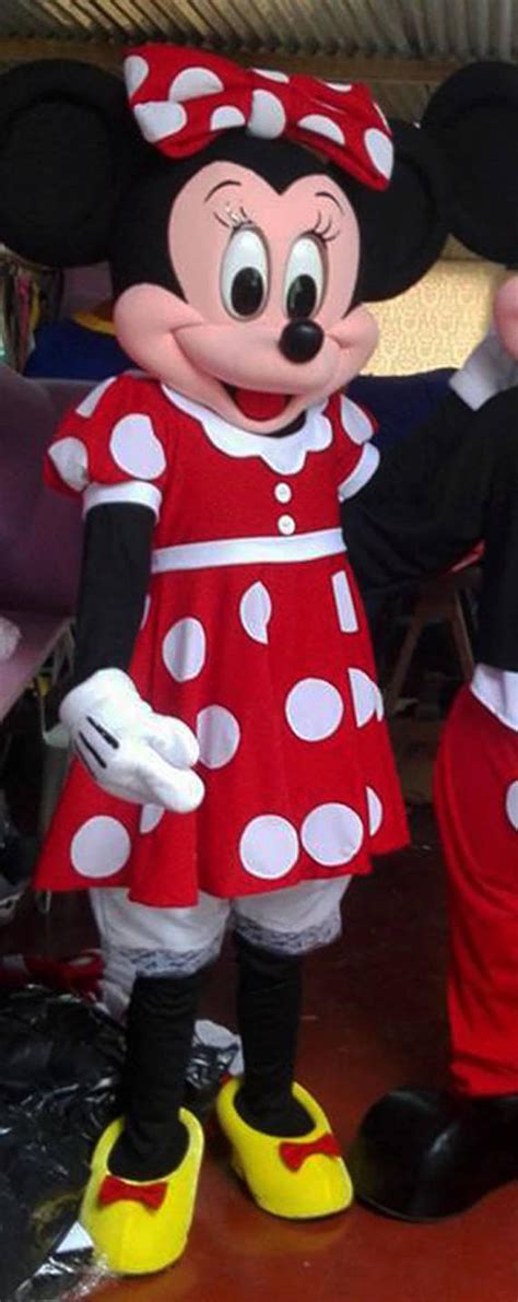 Minnie Mouse Mascot Costume Adult Cartoon Character Costume | Etsy