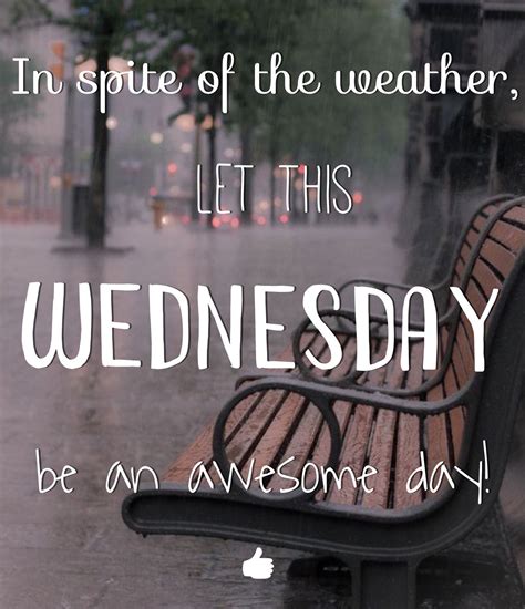 Happy Wednesday Rainy - good morning motivational quotes