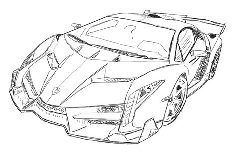 Lamborghini Veno Coloring Pages Coloring Pages