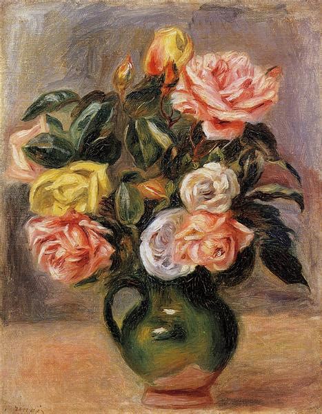 Bouquet of Roses - Pierre-Auguste Renoir - WikiArt.org