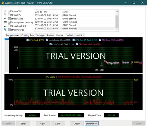 CPU clocks drop during System Stability Test - Hardware monitoring - AIDA64 Discussion Forum