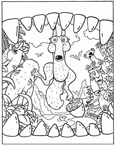 Ice Age Coloring Pages 2