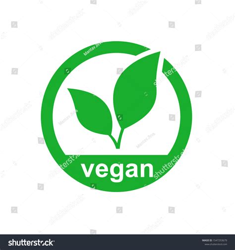 Vegan Icon Product Vector Image Eps: เวกเตอร์สต็อก (ปลอดค่าลิขสิทธิ์) 1547293679 | Shutterstock