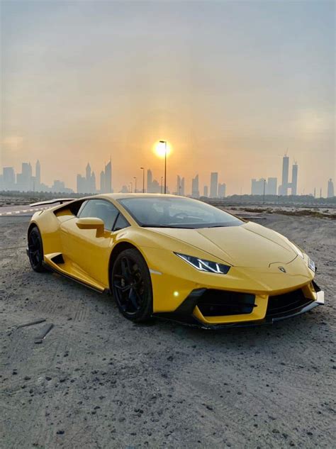 Rent Lamborghini Huracan Yellow - Big Boss Luxury Car Rental