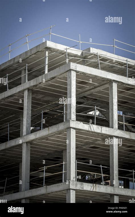 building construction, concrete beams Stock Photo - Alamy