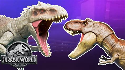 Indominus Rex Vs T Rex Toy - V Rex Vs I Rex Jurassicpark - Video shared by josé eduardo oropeza ...