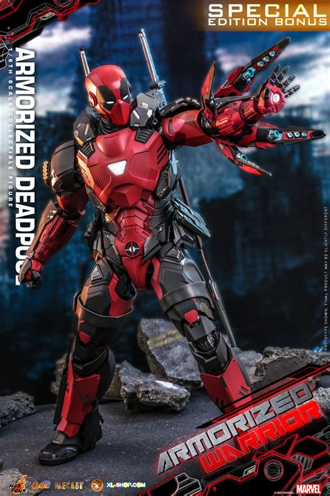 Hot Toys - CMS09D42 - Armorized Warrior - 1/6th scale Armorized Deadpool Collectible Figure ...