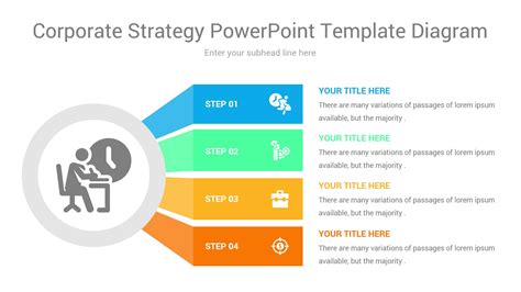 corporate strategy powerpoint template diagram | CiloArt