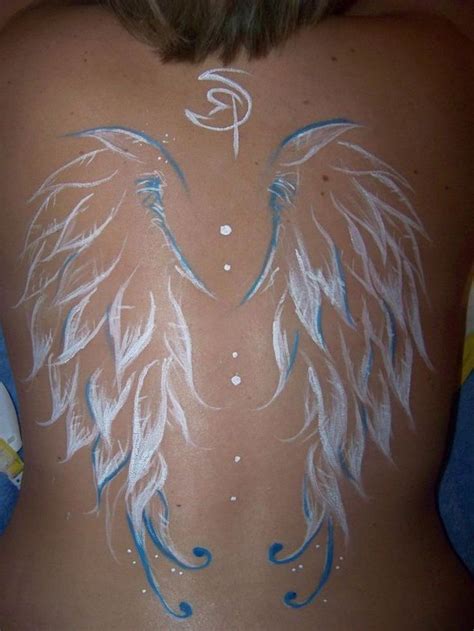 1001 + ideas for a beautiful and meaningful angel wings tattoo | White tattoo, Beautiful angel ...