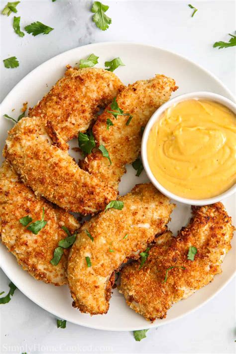 Breaded Air Fryer Chicken Tenders (VIDEO) - Simply Home Cooked