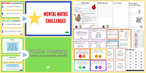 KS2 Year 5 Mental Maths Games (teacher made)