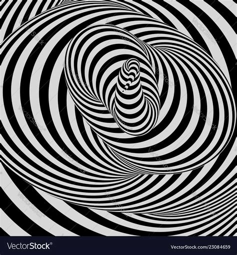 Black white abstract striped background 3d art Vector Image