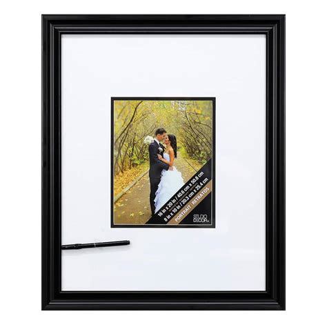 6 Pack: Black 8" x 10" Signature Frame with Mat by Studio Décor® | Michaels