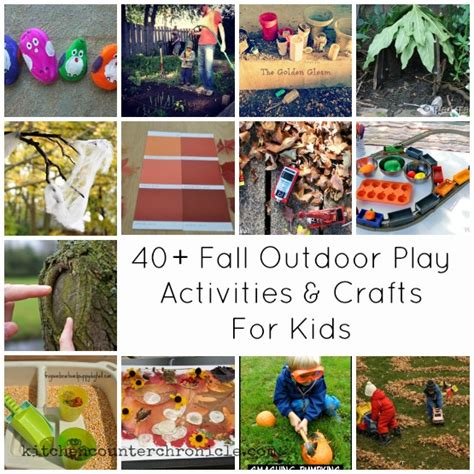 40+ Fall Outdoor Play Activities for Kids