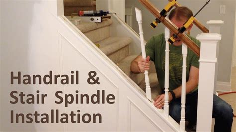 How To Install Stair Railing Spindles | Railing Design Concept