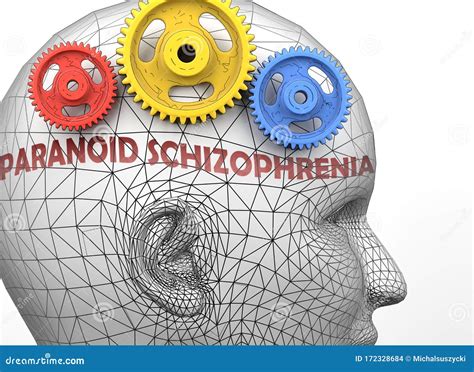 Paranoid Schizophrenia And Life - Pictured As A Word Paranoid Schizophrenia And A Wreck Ball To ...