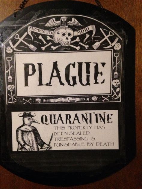 Plague sign to go by the plague Dr.'s. | Doctor halloween, Vintage halloween prints, Halloween ...