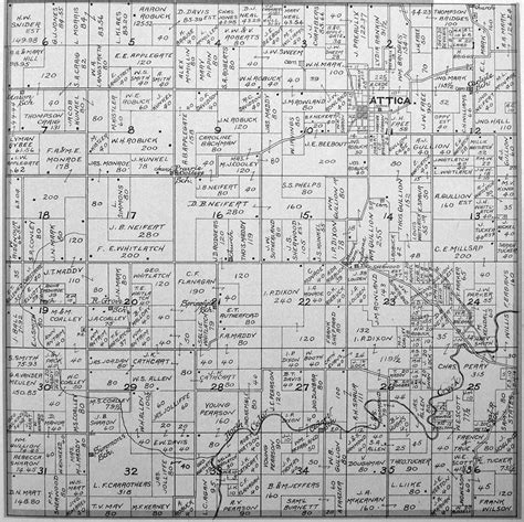 Indiana Township Plat map of Marion County, Iowa