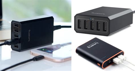 Amazon: USB 5 Port Charger + Compact Portable Charger Bank Only $19.99 ($52.98 Value)