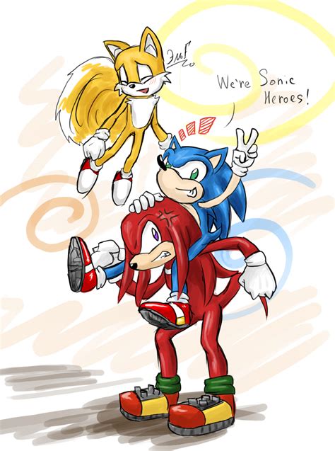 Sonic, Tails and Knuckles: Sonic Heroes by KrazyELF33 on DeviantArt