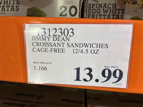 Really Not a Fan of the Jimmy Dean Croissant Breakfast Sandwiches at Costco