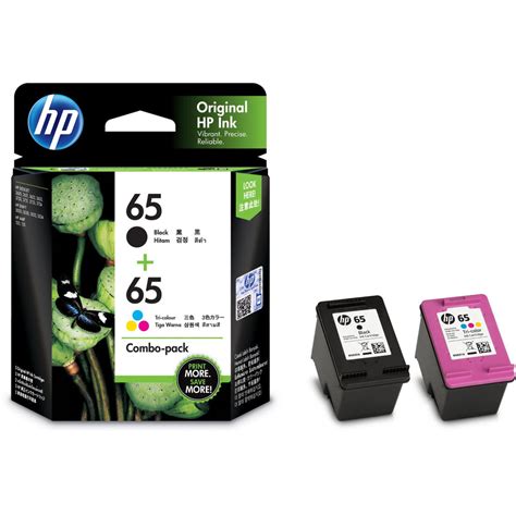 HP 65 Black/Tri-color Original Ink Cartridges Combo Pack | JB Hi-Fi