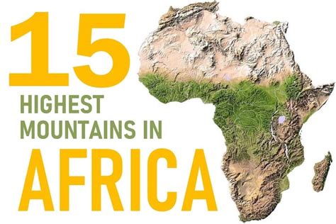 What are 15 Highest Mountains in Africa? | Ultimate Kilimanjaro