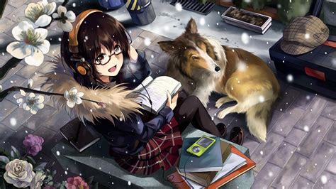 Anime Girl Reading Book Wallpapers - Wallpaper Cave