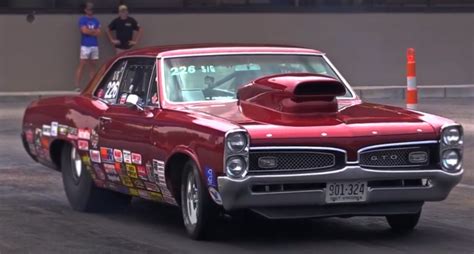 Bold 9-Second 1967 Pontiac GTO Drag Racing | Hot Cars