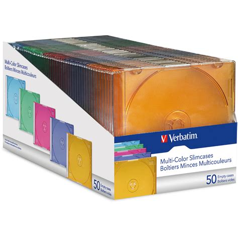 Verbatim CD/DVD Slim Storage Cases (Pack of 50) – ATP Depot