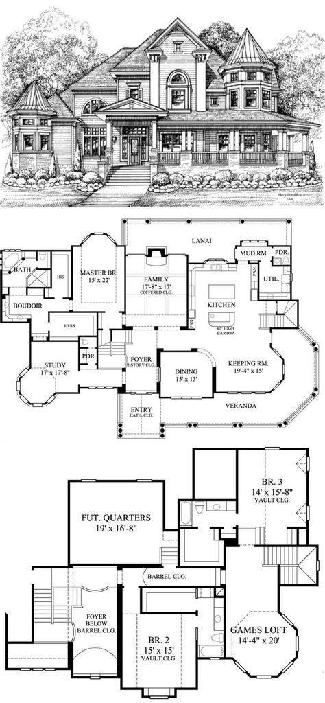 Victorian Mansion Floor Plans