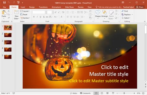 Free Halloween PowerPoint Template