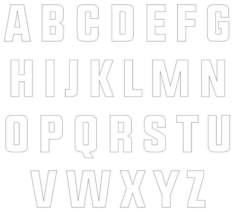 10 Best 4 Inch Alphabet Stencils Printable Pdf For Free At Printablee | Free Download Nude Photo ...