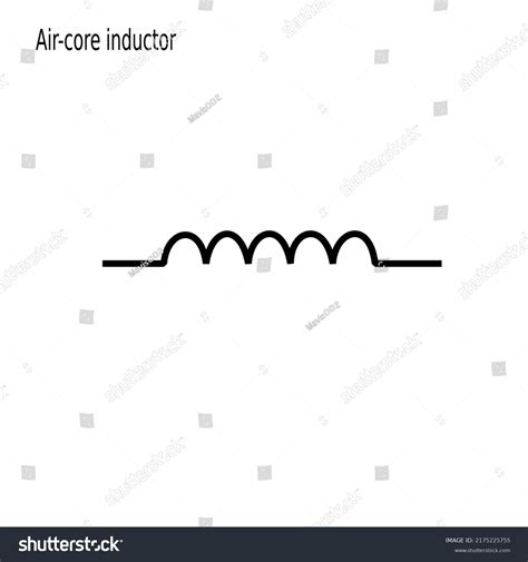 Air Core Inductor Symbol Electronic Air Stock Vector (Royalty Free) 2175225755 | Shutterstock