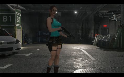 This mod brings classic Lara Croft to Resident Evil 2 Remake