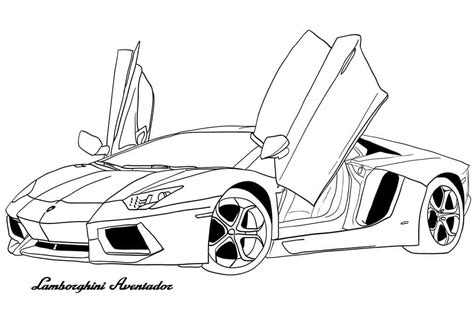 Lambo Coloring Pages