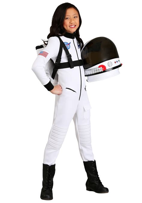 White Astronaut Girl's Costume | Astronaut Costumes