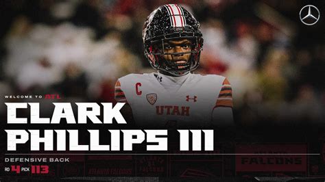 Falcons select Clark Phillips III with No. 113 overall NFL Draft pick