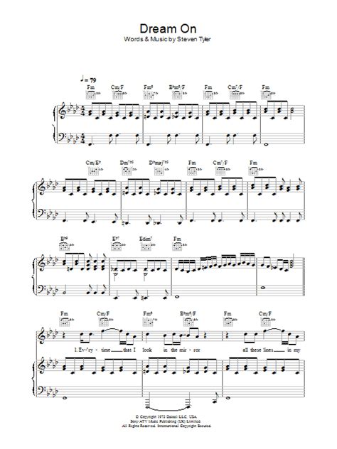 Aerosmith - Dream On at Stanton's Sheet Music