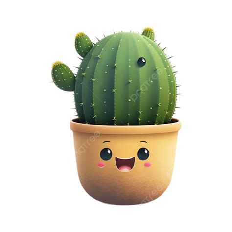 Cactus Cute Green, Cactus, Cute, Green PNG Transparent Clipart Image and PSD File for Free Download