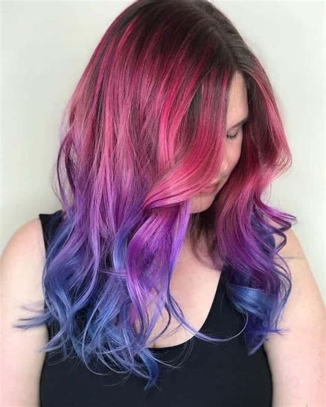 12 Best Pink, Purple and Blue Hairstyles for 2024 – Hairstyle Camp