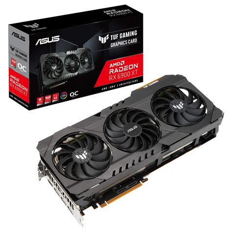 ASUS TUF Gaming AMD Radeon RX 6900 XT OC Edition Graphics Card (PCIe 4.0, 16GB GDDR6, HDMI 2.1 ...