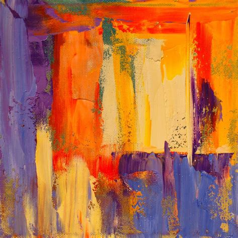 Paintings by Theresa Paden: Abstract Oil Painting in Bright Colors by Theresa Paden, SOLD