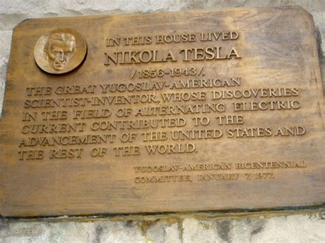 Plaque of Nikola Tesla on Radio Wave Building – New York, New York - Atlas Obscura