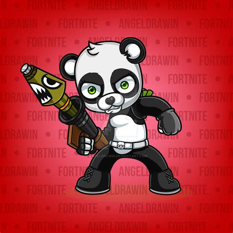 Fortnite Panda Team Leader skin Fan Art by AngelDrawin on DeviantArt