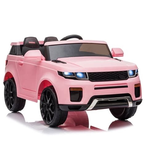 Urhomepro Pink 12 V Electric Car Powered Ride-On with 3 Speeds - Walmart.com