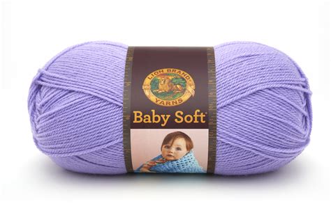 Lion Brand Yarn Baby Soft Lavender 920-143 Baby Yarn - Walmart.com