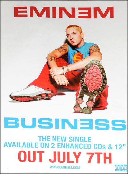 Original Eminem poster for the Business single – Original Poster Shop